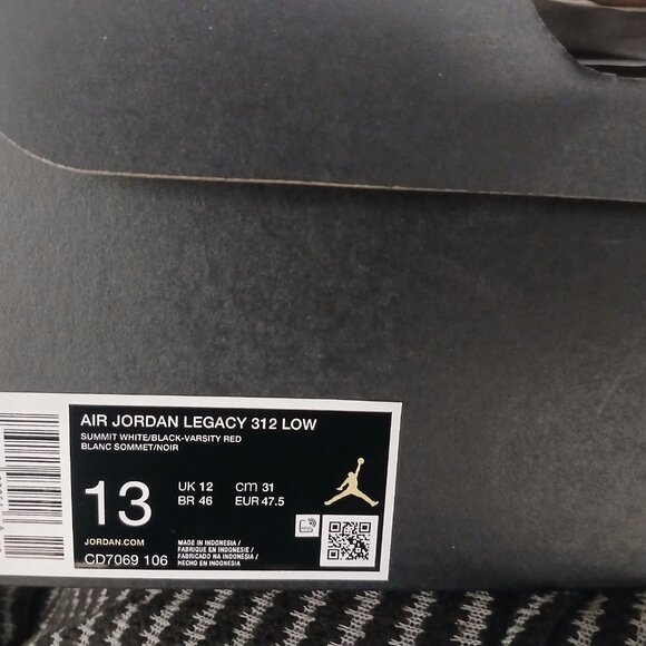 Air Jordan Legacy 312 Low NEW IN BOX - Picture 2 of 2